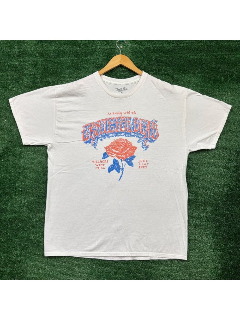 Grateful Dead Live Fillmore Rock  T-Shirt Size XL